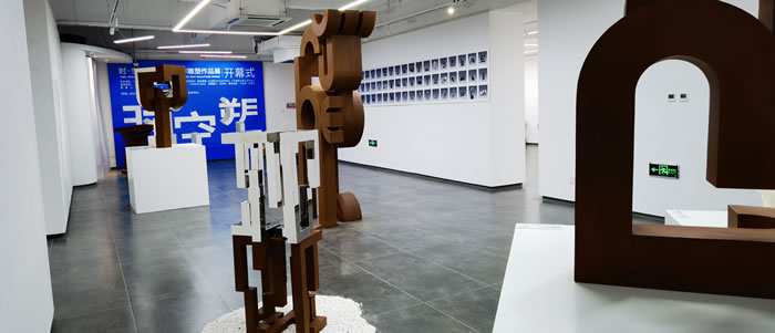 时·空·塑：朱林文字雕塑作品展《中国美术报》艺术中心开幕IM电竞 IM电竞平台(图6)